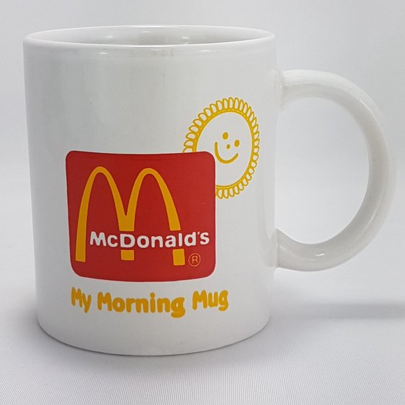 Vintage McDonalds Mug Teacup My Morning Mug Retro Collectible Restaurant Ceramic - Picture 7 of 11